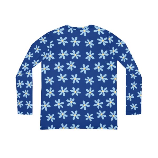 Floral Print Women's Long Sleeve V-neck Shirt, Cute Spring Blouse, Casual Floral Top, Mother's Day Gift, Everyday Wear - Image 7